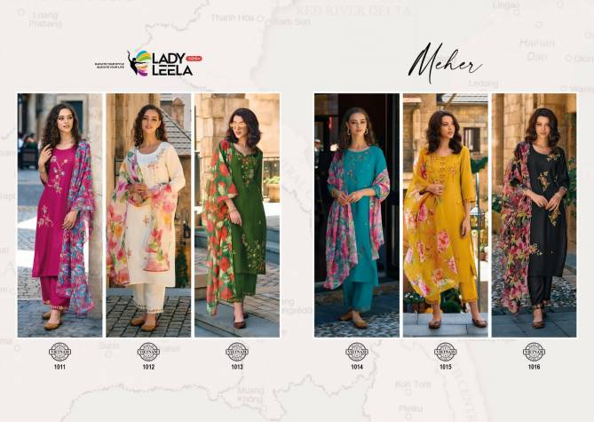 Meher By Lady Leela Readymade Suits Catalog